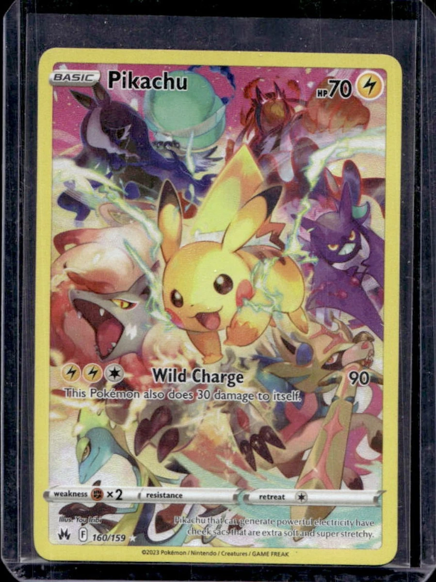 Preços baixos em Pikachu 160/159 Crown Zenith | eBay