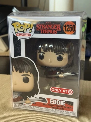 Funko Pop! Stranger Things Eddie with Guitar #1250 Special Edition W/Protector