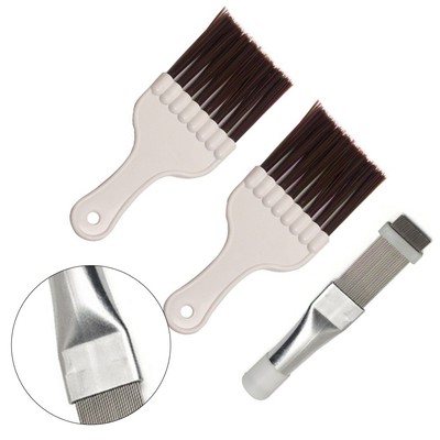 Nachhaltige Nutzung 3-teiliges Metall- und Haarbürsten-Set zur Gerätepflege