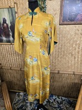Vintage 1940's-50's Hawaiian Casuals/Liberty House Pake Muu Aloha Dress w1210