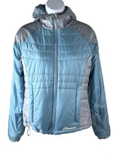 Women's Cloudveil Blue Gray Primaloft Hooded Jacket Size S