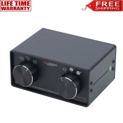 MC3 3-In-3-Out XLR Balance to RCA Passive Stereo Converter Audio Switcher
