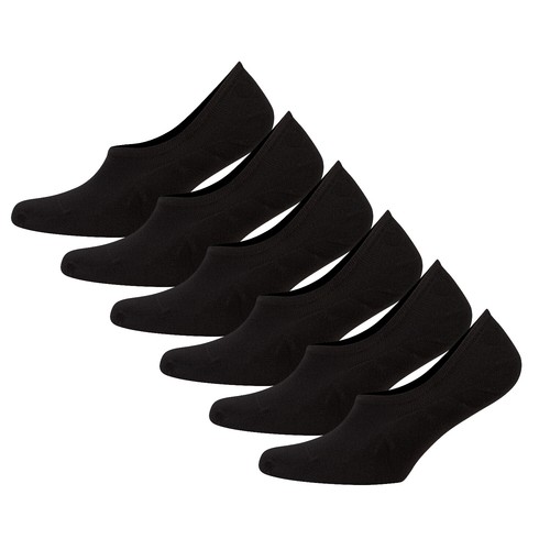 Cosyfeel® Unisex No-Show Liner Socks 6-Pack Bamboo Material Durable Seamless Toe - Picture 10 of 90