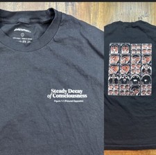 T-shirt nera Live Stock Brand Of Canada grande costante decadimento della coscienza