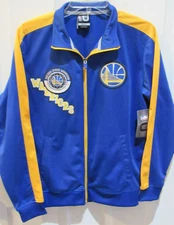 NWT GOLDEN STATE WARRIORS NBA Full Zip Track style Jacket UNK Men's Small NEW