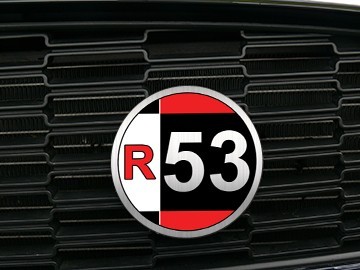 R53 - Magnetic Grill Grille Badge for 1st Gen MINI Cooper S Hatchback 2002-2006 - Picture 2 of 3