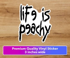 Korn Life is Peachy Vinyl Decal Rock Music Metal Band Car Laptop Guitar Sticker