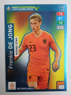 288 Frenkie De JONG Holand PANINI ADRENALYN XL ROAD TO EURO 2020