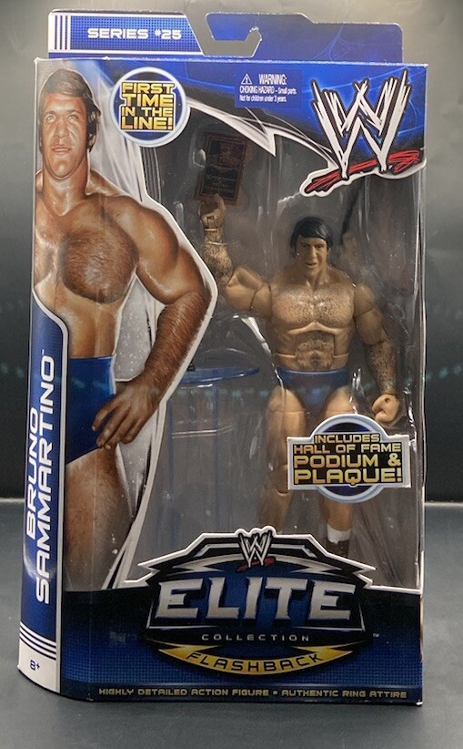 MATTEL WWE ELITE COLLECTION SERIES #25 BRUNO SAMMARTINO ACTION FIGURE
