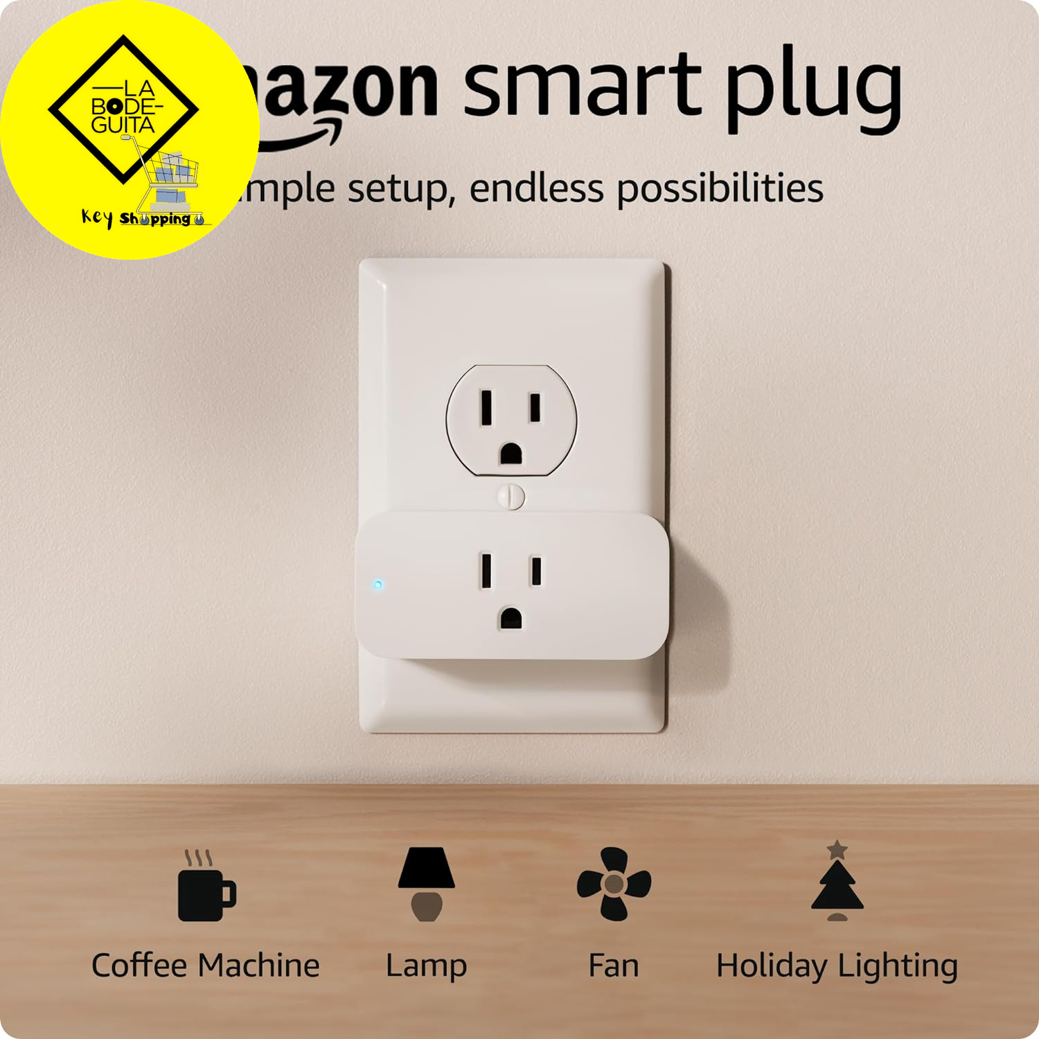 Smart Plug | Works with Alexa | Simple Setup, Endless Possibilities-image
