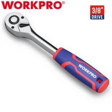 WORKPRO 3/8 Drive Ratchet Wrench Quick-Release 72-Tooth 3/8 Drive Ratchet Handle