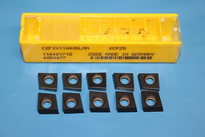 10x Kennametal C2FIX110405LMN KCP25 Reversible Plates Old Catalog Number 1.21103L171