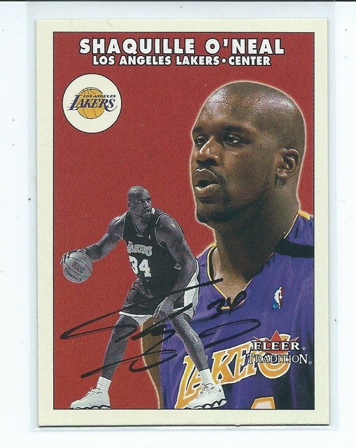 2001 Fleer Tradition Shaquille O'Neal 156 Basketball Card EB1. eBay