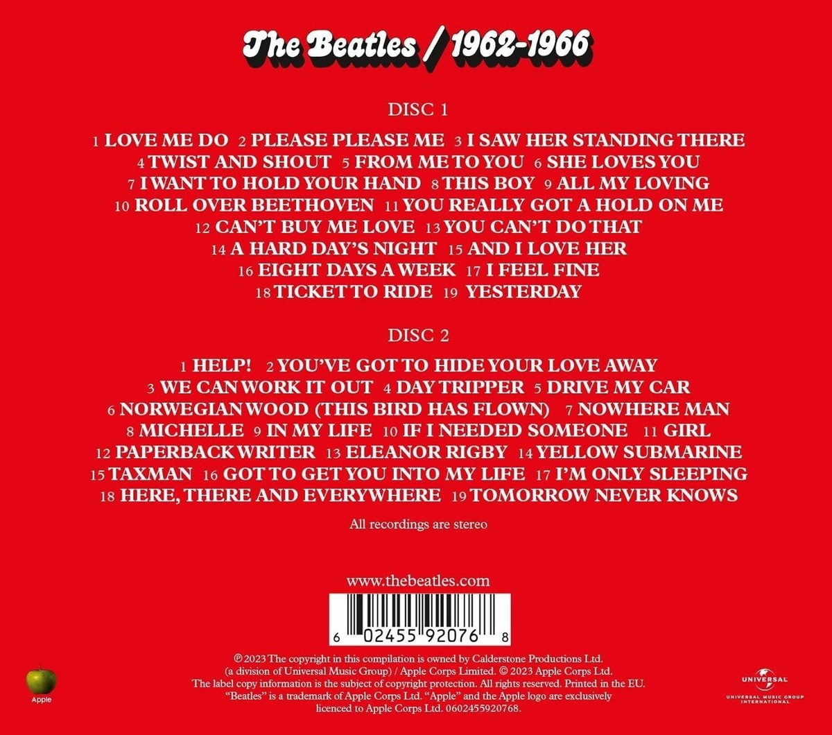 The Beatles 1962-1966 (The Red Album)/1967-1970 (The Blue Album) 4