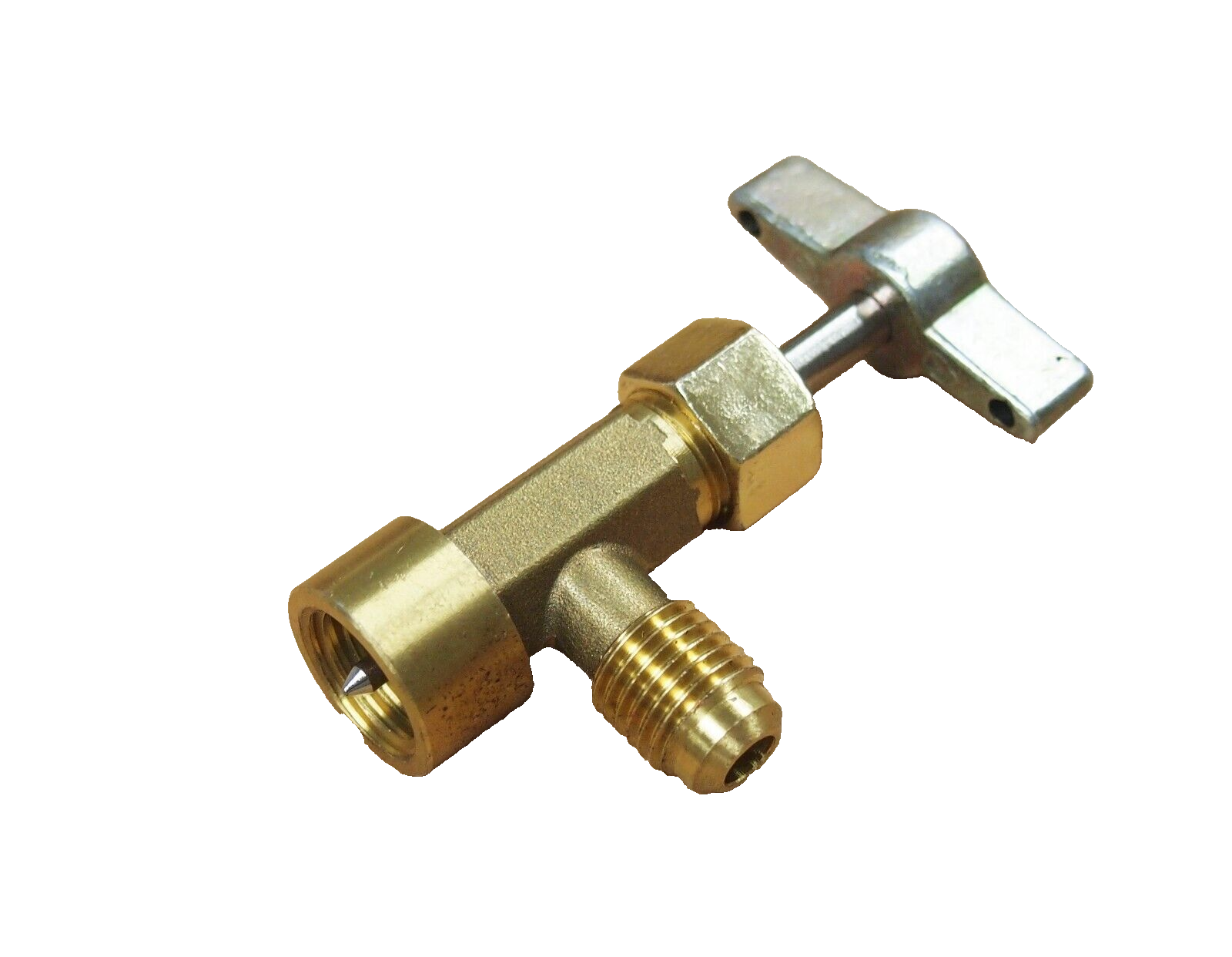 R1234YF Can Tap, 1/2'' Acme To 1/4'' SAE Valve Dispenser AC - Foto 10