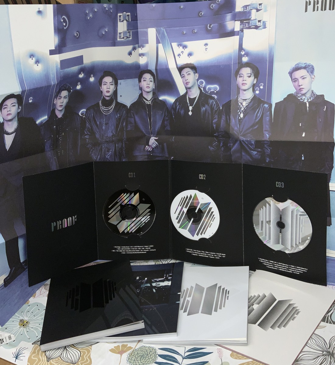 👑 BTS PROOF Standard version album 🆕 ONLY 4 Album + 3 CD
