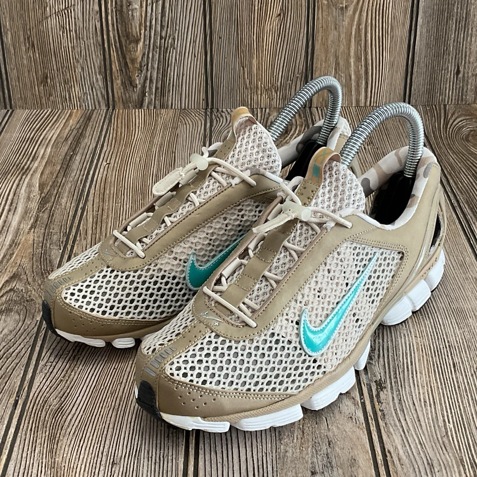 Nike Mujer Zoom Air 316039-231 Zapatillas Dinámicas Tacón Ajuste Marrón Malla Talla 6 Foto 4 de 4