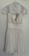 Windsor Women’s White Cocktail Dress, Size 7/8