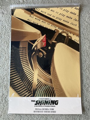 The Shining Blood Variant By Doaly Spoke Art Poster 24x36 Metallic Gold Paper