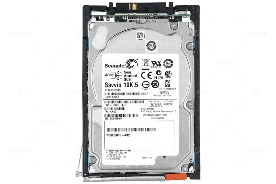 005049925 EMC HDD 900GB 10K SAS 6G 2.5" SFF HOT-SWAP FOR EMC VNX - Imagen 3 de 3