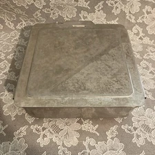 Vintage Mirro 8 X 8 X 2 5/8 Slide Top Lid Cake Brownie Pan Aluminum 