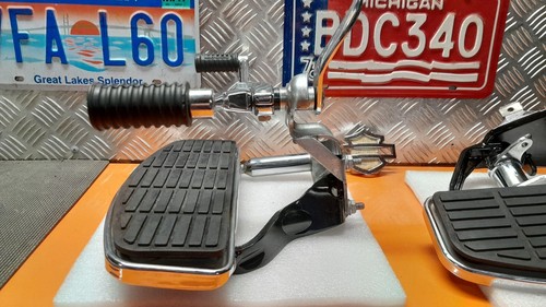 Harley Davidson kit comandi a pedale con pedane larghe x Softail 1340 Evolution - Foto 6 di 21