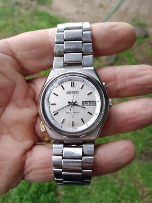 SEIKO BELL MATIC 4006 6080 HEXAGON ALL ORIGINAL MECHANIC ALARM