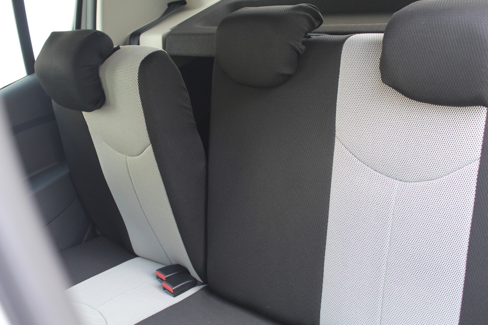 Coprisedili 2 1 Tessuto Set Coprisedili Per Fiat Scudo E Ducato - 3 Posti, Tessuto Grigio E Nero, Fodere Protettive Autonet Coprisedile Anteriore Auto - Foto 13