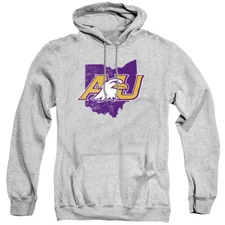 Ashland University Adult Pullover Hoodie State Shape, Athletic Heather, S-3XL
