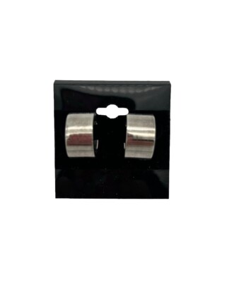 Sterling Silber 925 dicke klobige Creolen 3/4'' breit 10gr
