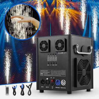 700W DMX Cold Spark Machine Indoor/Outdoor Firework Stage Wedding Party ...