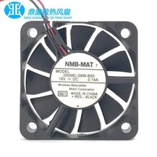 NMB-MAT 2004KL-09W-B50 5010 DC18V 0.14A 5CM 2-Wire Inverter Cooling Fan