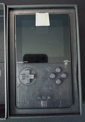 Analogue Pocket Limited Edition Transparent Smoke, Open Box, CIB, Never Used