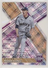 2019 Panini Elite Extra Edition Status Purple Die-Cut 24/125 Noah Song #115 6z4
