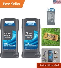 Clean Comfort Antiperspirant Stick for Men - All-Day Odor Control Twin Pack