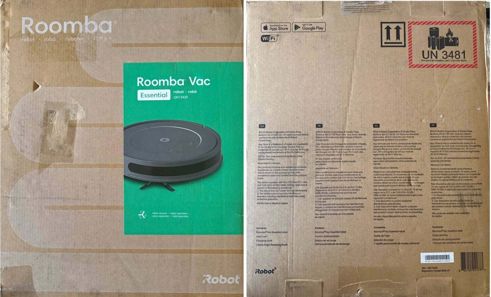 #iRobot Roomba Vac Essential Robot Vacuum (Q013420)