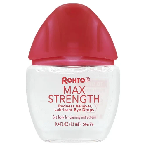 Rohto Cooling Eye Drops Max Strength 0.4 fl oz (13 ml)