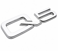 Audi Q5 Oem Chrome Rear Letter Liftgate Nameplate Trunk Emblem Badge Sport Sline Audi Q5 Oem Chrome Rear Letter Liftgate Nameplate Trunk Emblem Badge Sport Sline