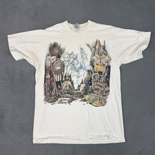 Vintage Fruit of the Loom Native American New Mexico Graphic T-Shirt Mens M
