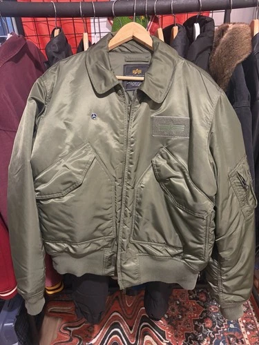 ALPHA INDUSTRIES  CWU-45 Heritage Bomber Jacket Mens Size M - product listing photo