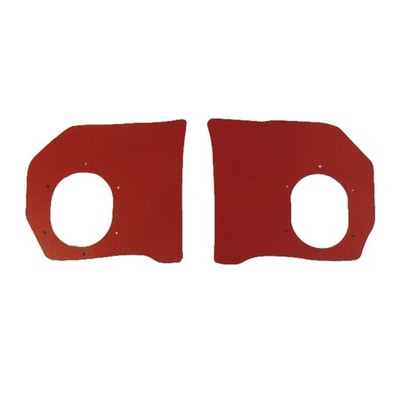 Kick Panel Board for 1961-1962 Pontiac CatalinaWagon Painted Cardboard Black