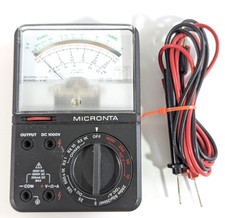 Vintage Micronta Radio Shack 22-221 Analog Multimeter 18 Range Multitester