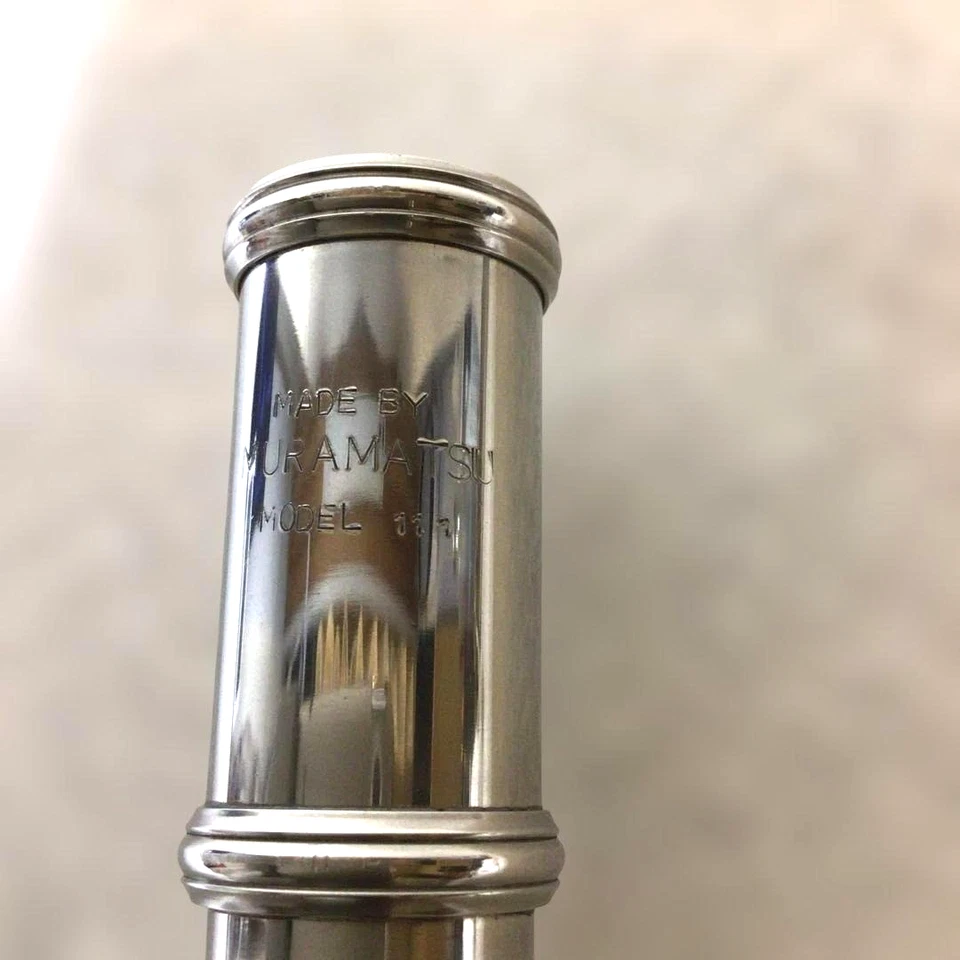 Flauta Muramatsu Modelo 111 Níquel Sólido Plata De Colección Años 60 Japón con Estuche Foto 3 de 4