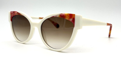 NEW WOOW SUPER HOT  2 0424 PURE WHITE CAT 2 AUTHENTIC SUNGLASSES 53 18 140