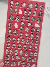 LIGHTLY USED Vintage MIND WAVE INC Little Sumo Sticker Sheet, 1 count