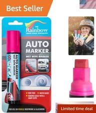 Washable Jumbo Pink Car Window Markers - Ideal for Events Celebrations