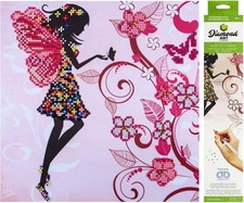 Diamond Art By Leisure Arts Fairy, 12"X12"