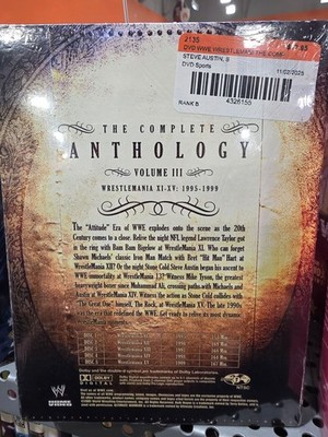 WWE WrestleMania Complete Anthology Vol III 1995-1999 DVD 5-Disc