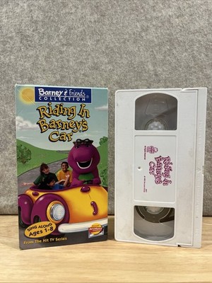 Riding In Barney's Car VHS Tape 1995 Barney & Friends Collection Sing ...