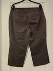 Apt.9 Womens Torrie Capris Mid Rise Straight Cropped Pants Size 16 GUC — photo 2